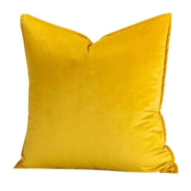 Housse de coussin en velours de luxe européen
