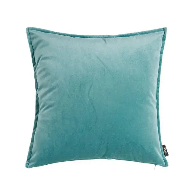 Housse de coussin en velours de luxe européen