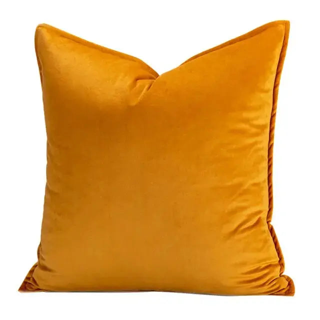 Housse de coussin en velours de luxe européen