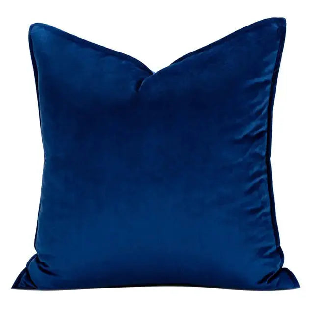 Housse de coussin en velours de luxe européen