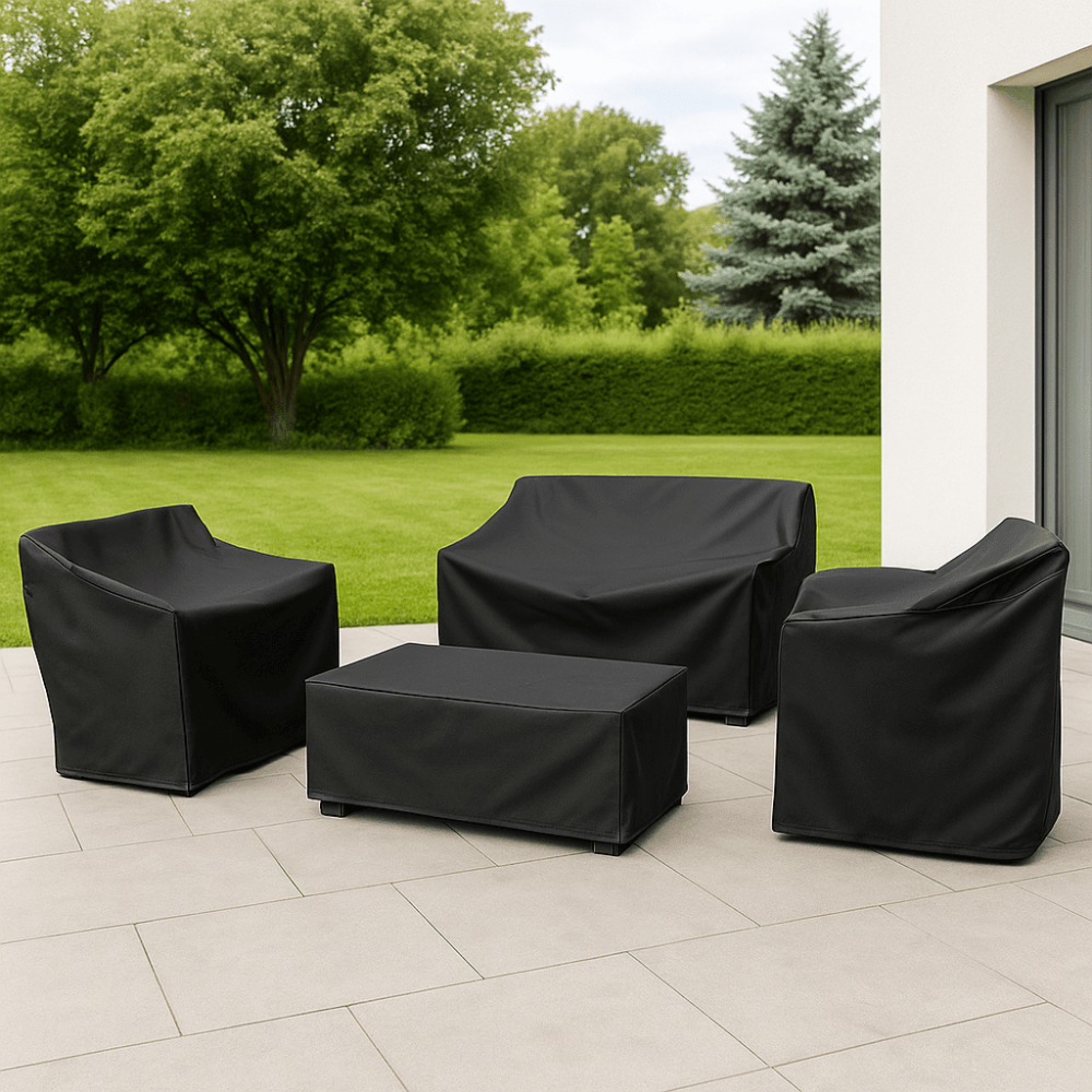 Housse imperméable pour mobilier de jardin avec protection contre les intempéries – polyvalente pour usage extérieur