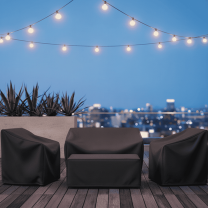 Housse imperméable pour mobilier de jardin avec protection contre les intempéries – polyvalente pour usage extérieur