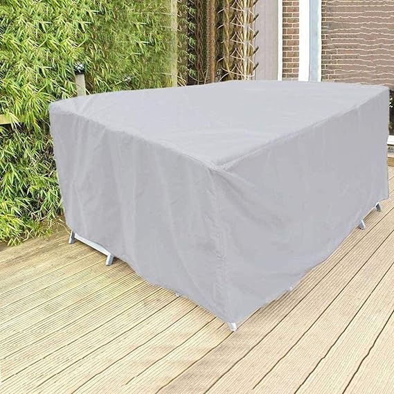 Housse imperméable pour mobilier de jardin en polyester noir
