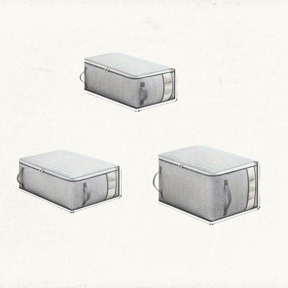 Housses de rangement ultra-résistantes pour couettes et couvertures