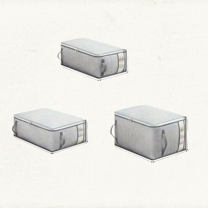 Housses de rangement ultra-résistantes pour couettes et couvertures