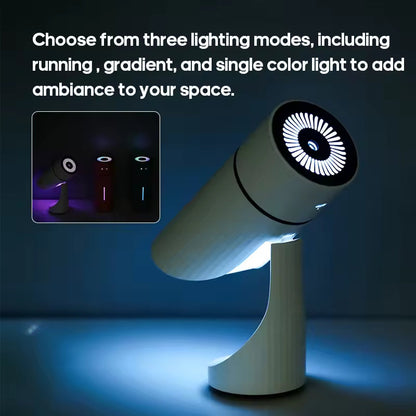 Humidificateur de voyage à ultrasons rechargeable avec éclairage LED
