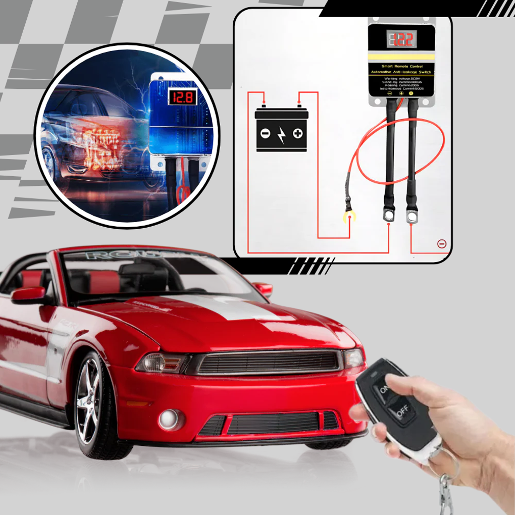 Interrupteur coupe-batterie sans fil pour véhicules