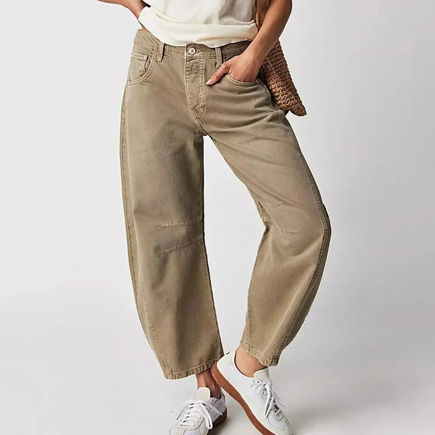 Jean à jambes larges femme
