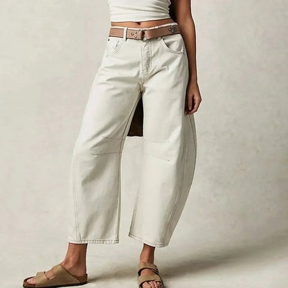 Jean à jambes larges femme