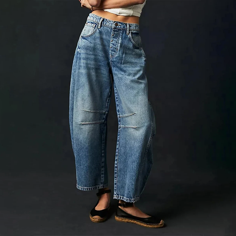 Jean à jambes larges femme