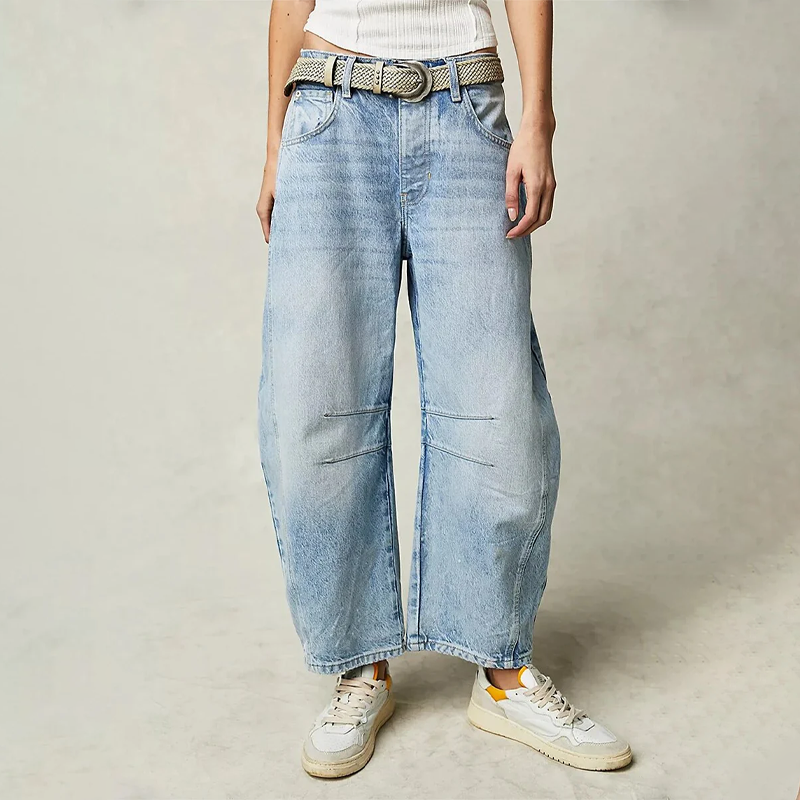 Jean à jambes larges femme