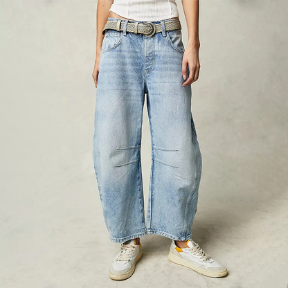 Jean à jambes larges femme