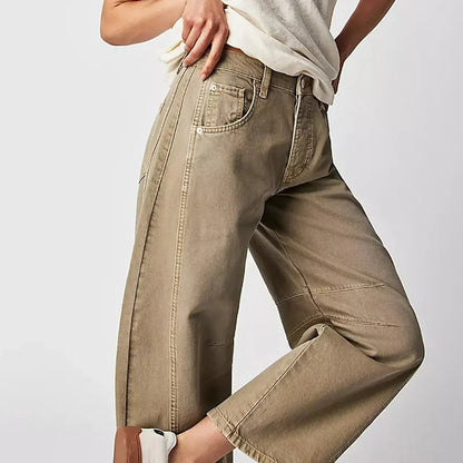Jean à jambes larges femme