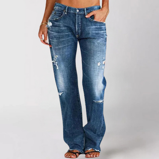 Jean en denim large, coupe décontractée