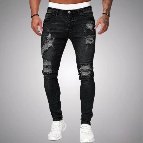 Jean skinny déchiré pour homme