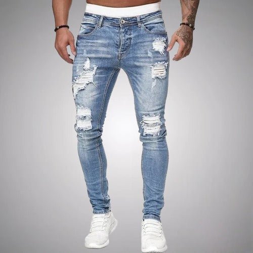 Jean skinny déchiré pour homme