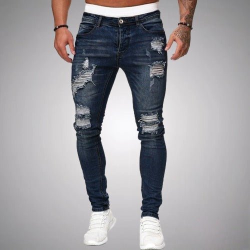 Jean skinny déchiré pour homme