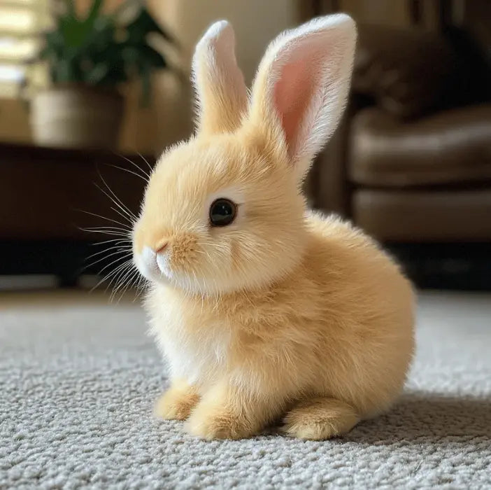 Jouet lapin réaliste – mouvements plus vrais que nature et fourrure douce