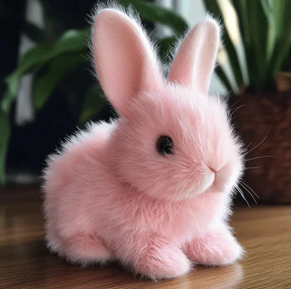 Jouet lapin réaliste – mouvements plus vrais que nature et fourrure douce