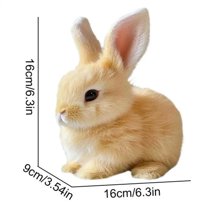 Jouet lapin réaliste – mouvements plus vrais que nature et fourrure douce