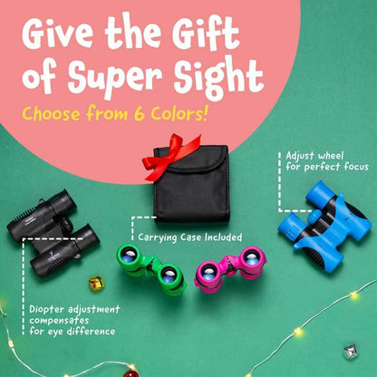 Jumelles 8x21 pour enfants pour l’aventure en plein air