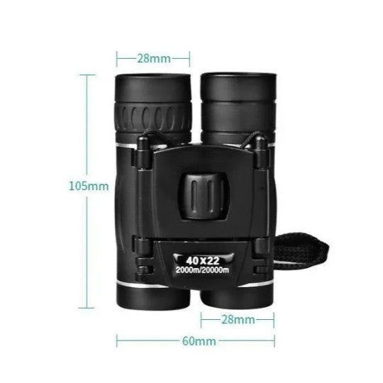 Jumelles militaires HD 40x22, télescope de chasse professionnel