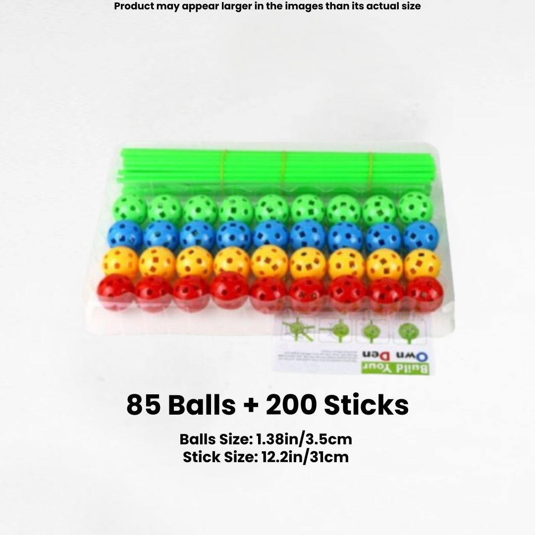 Kit de construction de structures créatives pour enfants