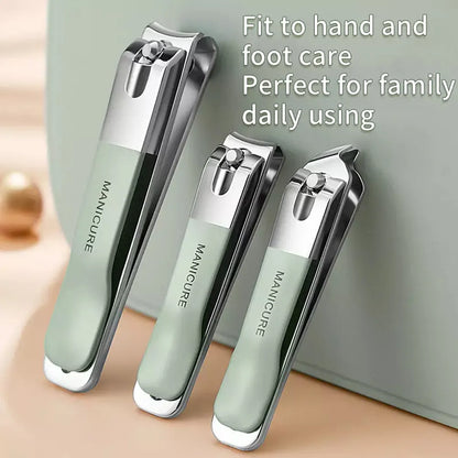 Kit de manucure et pédicure professionnel en acier inoxydable | Portable et multifonction | Boîte de rangement luxueuse