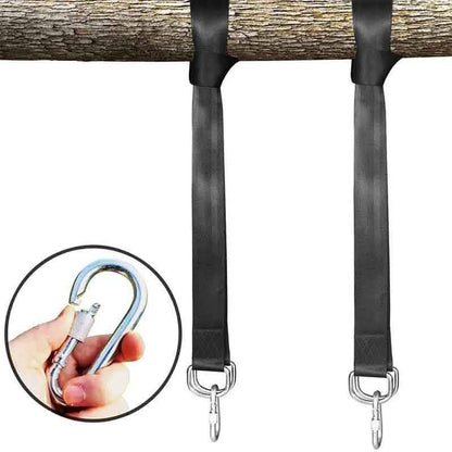 Kit de sangles robustes pour suspendre une balançoire ou un hamac à un arbre