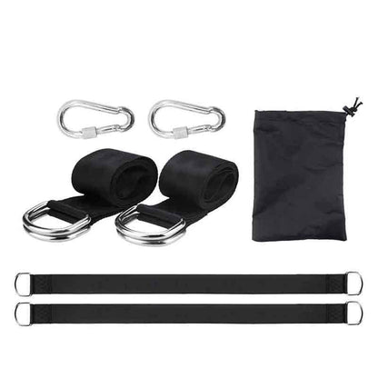 Kit de sangles robustes pour suspendre une balançoire ou un hamac à un arbre