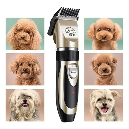 Kit tondeuse de toilettage pour chien silencieuse avec peignes réglables