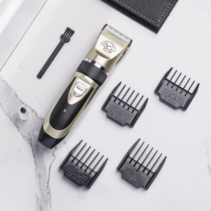 Kit tondeuse de toilettage pour chien silencieuse avec peignes réglables