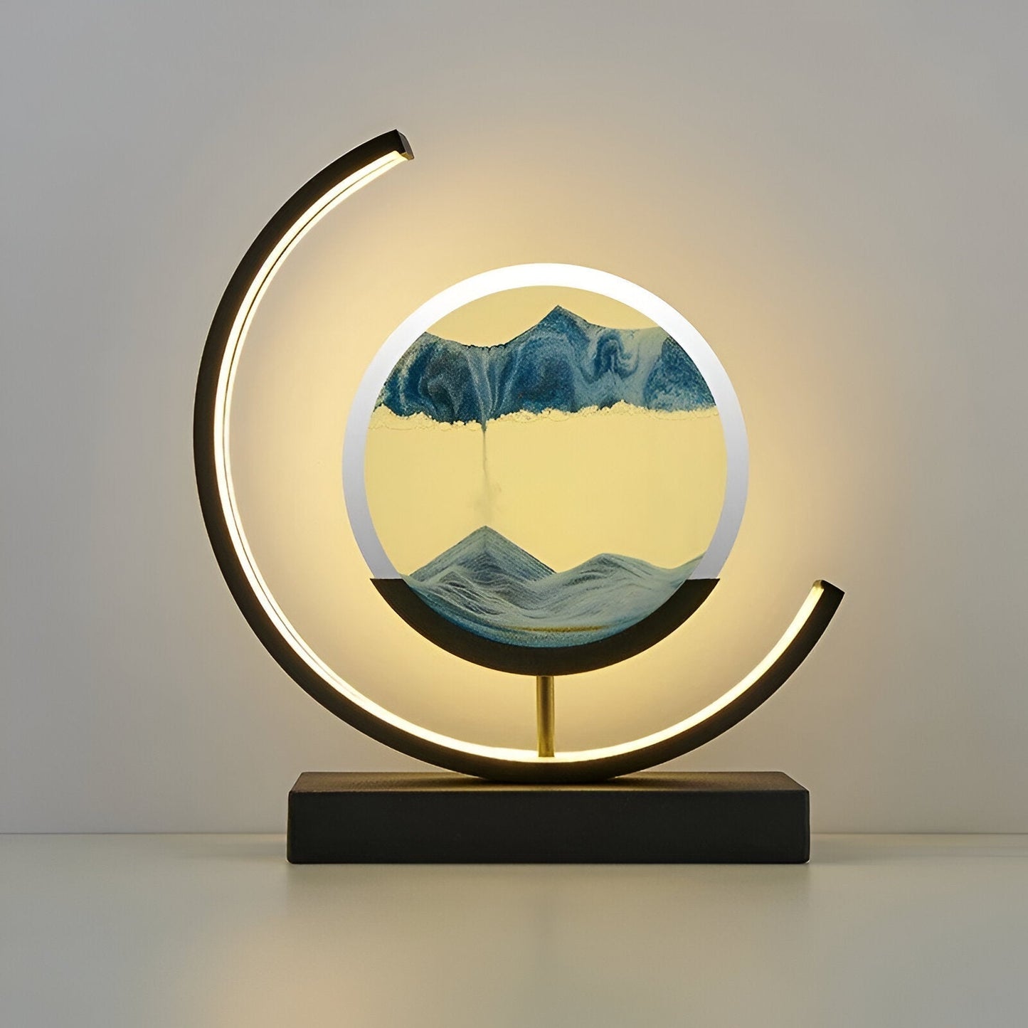 Lampe à sable avec télécommande et intensité réglable