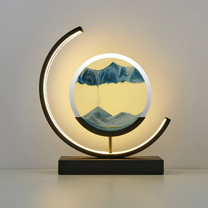 Lampe à sable avec télécommande et intensité réglable