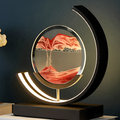 Lampe à sable avec télécommande et intensité réglable