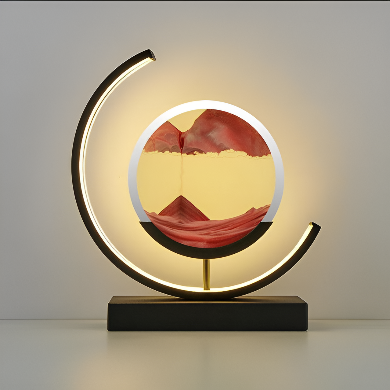 Lampe à sable avec télécommande et intensité réglable