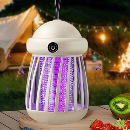 Lampe anti-insectes UV avec grille électrique