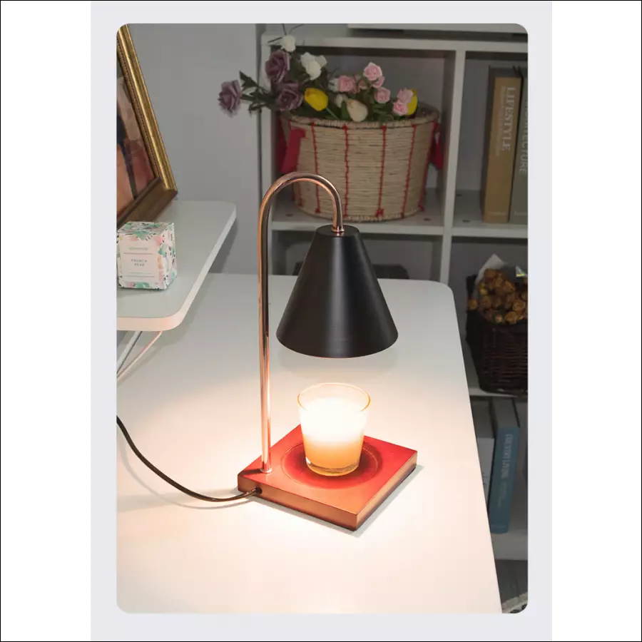 Lampe chauffe-bougie d’ambiance tendance
