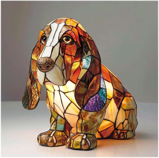 Lampe d’ambiance lumineuse à l’effigie d’une race de chien pour la maison