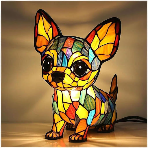 Lampe d’ambiance lumineuse à l’effigie d’une race de chien pour la maison
