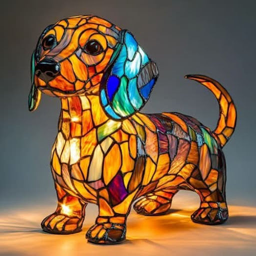 Lampe d’ambiance lumineuse à l’effigie d’une race de chien pour la maison