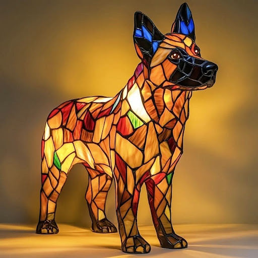 Lampe d’ambiance lumineuse à l’effigie d’une race de chien pour la maison