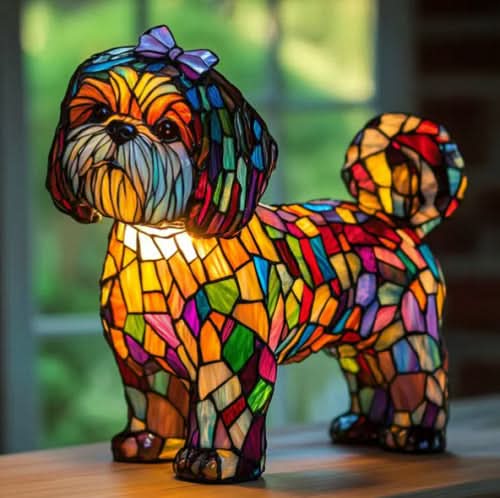 Lampe d’ambiance lumineuse à l’effigie d’une race de chien pour la maison