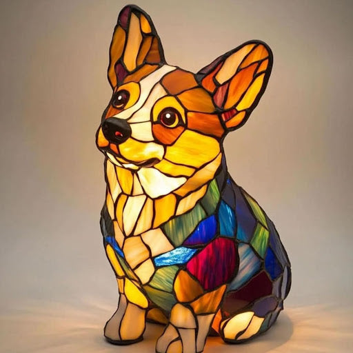 Lampe d’ambiance lumineuse à l’effigie d’une race de chien pour la maison