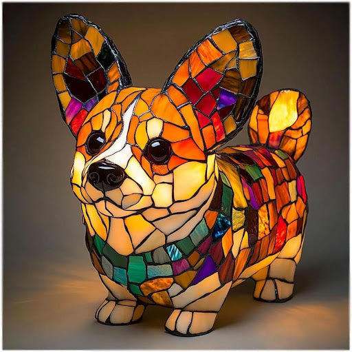 Lampe d’ambiance lumineuse à l’effigie d’une race de chien pour la maison