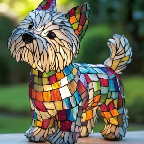 Lampe d’ambiance lumineuse à l’effigie d’une race de chien pour la maison