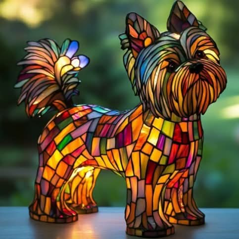 Lampe d’ambiance lumineuse à l’effigie d’une race de chien pour la maison