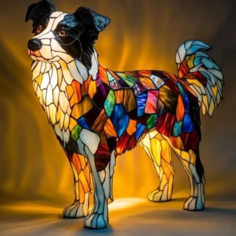 Lampe d’ambiance lumineuse à l’effigie d’une race de chien pour la maison