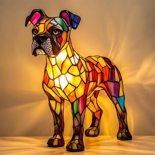 Lampe d’ambiance lumineuse à l’effigie d’une race de chien pour la maison