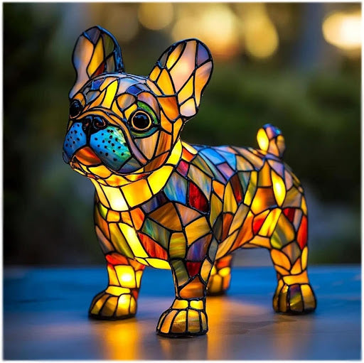 Lampe d’ambiance lumineuse à l’effigie d’une race de chien pour la maison